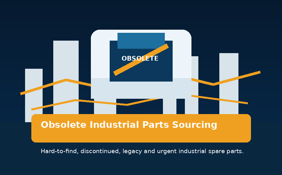 Obsolete Industrial Parts Sourcing industrial sourcing illustration